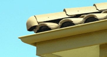 HALF ROUND GUTTER installed on building